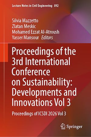 Download the eBook: Proceedings of the 3rd International Conference on Sustainability: Developments and Innovations Vol 3