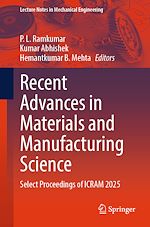 Télécharger le livre :  Recent Advances in Materials and Manufacturing Science