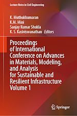 Télécharger le livre :  Proceedings of International Conference on Advances in Materials, Modeling, and Analysis for Sustainable and Resilient Infrastructure Volume 1