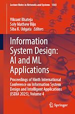 Télécharger le livre :  Information System Design: AI and ML Applications