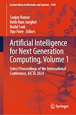 Télécharger le livre :  Artificial Intelligence for Next Generation Computing, Volume 1