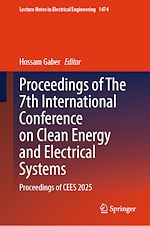 Télécharger le livre :  Proceedings of The 7th International Conference on Clean Energy and Electrical Systems