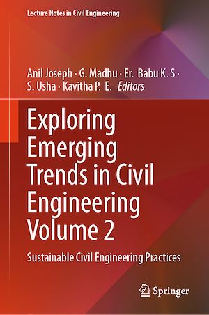 Téléchargez le livre :  Exploring Emerging Trends in Civil Engineering Volume 2