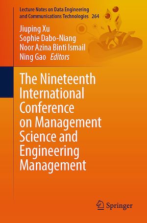Téléchargez le livre :  The Nineteenth International Conference on Management Science and Engineering Management