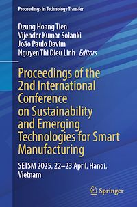 Téléchargez le livre :  Proceedings of the 2nd International Conference on Sustainability and Emerging Technologies for Smart Manufacturing