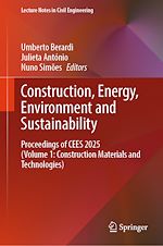 Télécharger le livre :  Construction, Energy, Environment and Sustainability