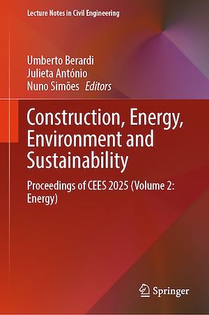 Téléchargez le livre :  Construction, Energy, Environment and Sustainability