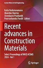Télécharger le livre :  Recent advances in Construction Materials