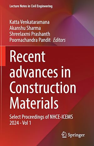 Téléchargez le livre :  Recent advances in Construction Materials