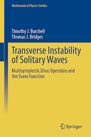 Téléchargez le livre :  Transverse Instability of Solitary Waves