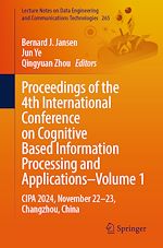Télécharger le livre :  Proceedings of the 4th International Conference on Cognitive Based Information Processing and Applications–Volume 1
