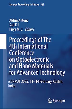 Téléchargez le livre :  Proceedings of The 4th International Conference on Optoelectronic and Nano Materials for Advanced Technology
