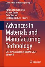 Télécharger le livre :  Advances in Materials and Manufacturing Technology