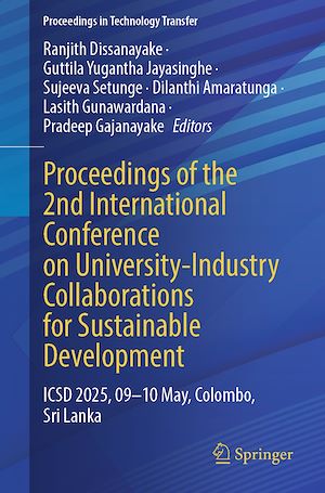 Téléchargez le livre :  Proceedings of the 2nd International Conference on University-Industry Collaborations for Sustainable Development