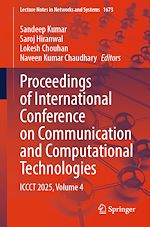 Télécharger le livre :  Proceedings of International Conference on Communication and Computational Technologies