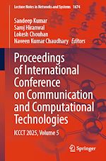 Télécharger le livre :  Proceedings of International Conference on Communication and Computational Technologies