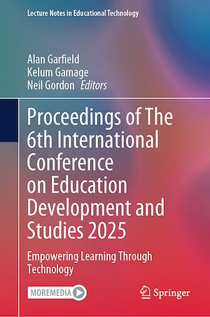 Téléchargez le livre :  Proceedings of The 6th International Conference on Education Development and Studies 2025