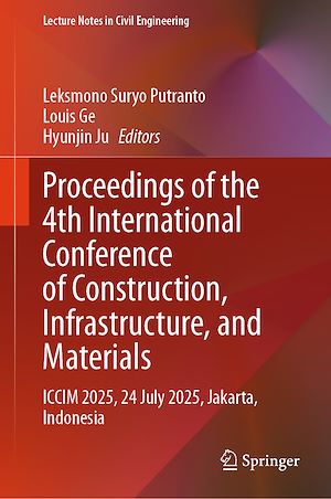 Téléchargez le livre :  Proceedings of the 4th International Conference of Construction, Infrastructure, and Materials