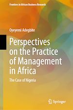 Télécharger le livre :  Perspectives on the Practice of Management in Africa
