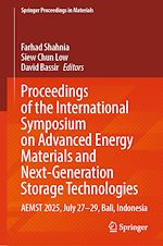 Télécharger le livre :  Proceedings of the International Symposium on Advanced Energy Materials and Next-Generation Storage Technologies