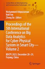 Télécharger le livre :  Proceedings of the 5th International Conference on Big Data Analytics for Cyber-Physical System in Smart City—Volume 2