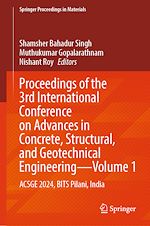 Télécharger le livre :  Proceedings of the 3rd International Conference on Advances in Concrete, Structural, and Geotechnical Engineering—Volume 1