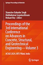 Download this eBook Proceedings of the 3rd International Conference on Advances in Concrete, Structural, and Geotechnical Engineering—Volume 3