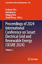 Télécharger le livre :  Proceedings of 2024 International Conference on Smart Electrical Grid and Renewable Energy (SEGRE 2024)
