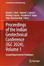 Télécharger le livre :  Proceedings of the Indian Geotechnical Conference (IGC 2024), Volume 1