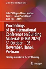 Télécharger le livre :  Proceedings of the International Conference on Building Materials (ICBM 2024) 31 October – 03 November, Hanoi, Vietnam