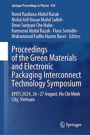 Téléchargez le livre :  Proceedings of the Green Materials and Electronic Packaging Interconnect Technology Symposium