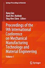 Télécharger le livre :  Proceedings of the 9th International Conference on Mechanical Manufacturing Technology and Material Engineering