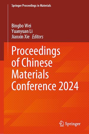 Téléchargez le livre :  Proceedings of Chinese Materials Conference 2024