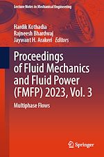 Télécharger le livre :  Proceedings of Fluid Mechanics and Fluid Power (FMFP) 2023, Vol. 3