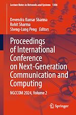 Télécharger le livre :  Proceedings of International Conference on Next-Generation Communication and Computing