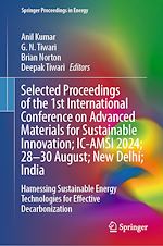 Télécharger le livre :  Selected Proceedings of the 1st International Conference on Advanced Materials for Sustainable Innovation; IC-AMSI 2024; 28–30 August; New Delhi; India