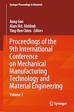 Télécharger le livre :  Proceedings of the 9th International Conference on Mechanical Manufacturing Technology and Material Engineering