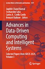 Télécharger le livre :  Advances in Data-Driven Computing and Intelligent Systems