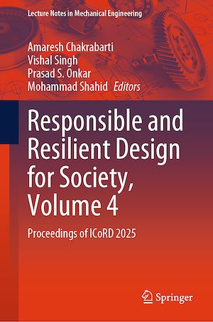 Téléchargez le livre :  Responsible and Resilient Design for Society, Volume 4
