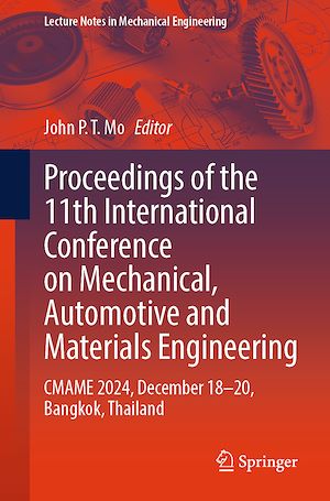 Téléchargez le livre :  Proceedings of the 11th International Conference on Mechanical, Automotive and Materials Engineering