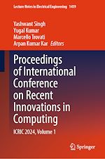 Télécharger le livre :  Proceedings of International Conference on Recent Innovations in Computing