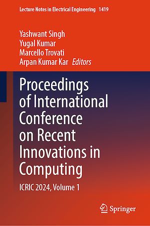 Téléchargez le livre :  Proceedings of International Conference on Recent Innovations in Computing