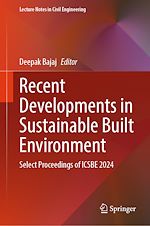 Télécharger le livre :  Recent Developments in Sustainable Built Environment