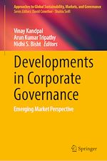Télécharger le livre :  Developments in Corporate Governance