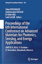 Télécharger le livre :  Proceedings of the 6th International Conference on Advanced Materials for Photonics, Sensing, and Energy Applications