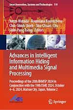 Télécharger le livre :  Advances in Intelligent Information Hiding and Multimedia Signal Processing