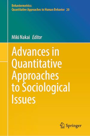 Téléchargez le livre :  Advances in Quantitative Approaches to Sociological Issues