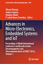 Télécharger le livre :  Advances in Micro-Electronics, Embedded Systems and IoT