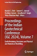 Télécharger le livre :  Proceedings of the Indian Geotechnical Conference (IGC 2024), Volume 7