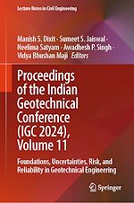 Télécharger le livre :  Proceedings of the Indian Geotechnical Conference (IGC 2024), Volume 11